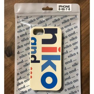 ニコアンド(niko and...)の送料込み！大人気✨Niko and…オリジナルロゴiPhoneケース2(iPhoneケース)