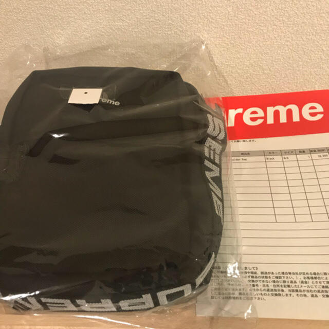 Supreme ショルダーバック 黒18SS