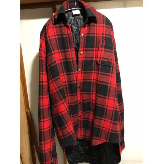 バレンシアガ(Balenciaga)の15AW vetements チェックシャツ Mサイズ(シャツ)