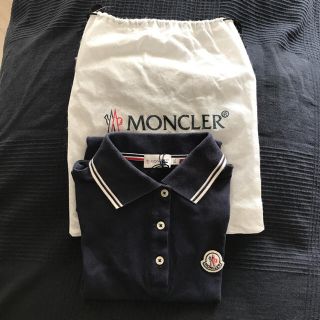 モンクレール(MONCLER)のモンクレール ポロシャツ ネイビー レディース(ポロシャツ)