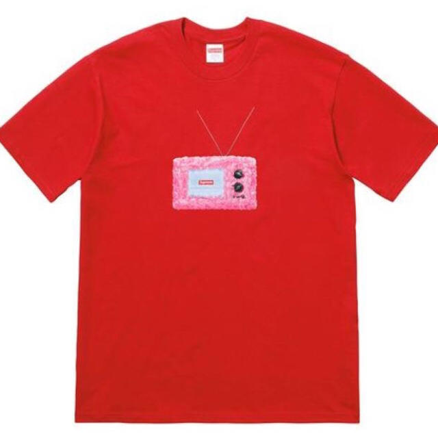 「Mサイズ」 Supreme tv tee 赤 red