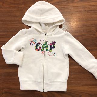 ベビーギャップ(babyGAP)のギャップ GAP キッズ パーカー 白 100cm (ジャケット/上着)