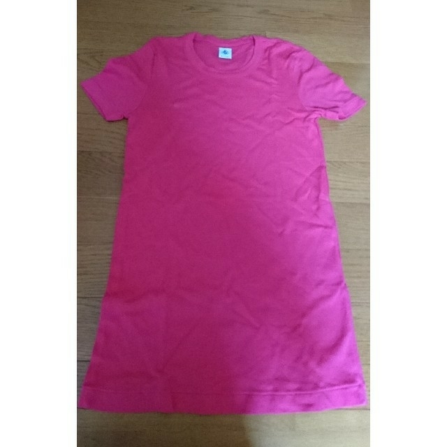 PETIT BATEAU(プチバトー)のプチバトー Tシャツ ショッキングピンク レディースのトップス(Tシャツ(半袖/袖なし))の商品写真