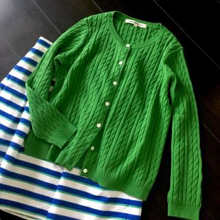 ユナイテッドアローズ(UNITED ARROWS)のGREEN LABEL RELAXING コットンニット 38(カーディガン)