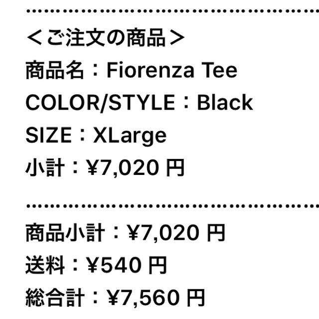 Supreme(シュプリーム)のsupreme  Fiorenza tee メンズのトップス(Tシャツ/カットソー(半袖/袖なし))の商品写真