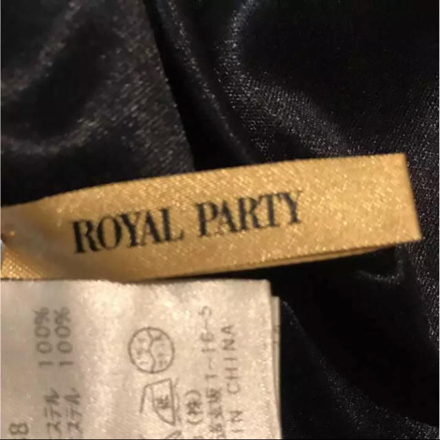 ROYAL PARTY(ロイヤルパーティー)のROYALPARTY ワンピース レース 黒ワンピ レディースのワンピース(ミニワンピース)の商品写真