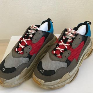 バレンシアガ(Balenciaga)のBALENCIAGA Triple S  43 バレンシアガトリプルs 鑑定済(スニーカー)