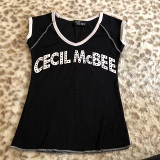 セシルマクビー(CECIL McBEE)のセシルマクビー☆半袖☆スタッズ☆(Tシャツ(半袖/袖なし))