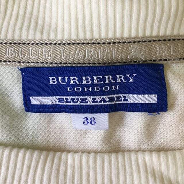 BURBERRY BLUE LABEL(バーバリーブルーレーベル)のBURBERRY BLUELABEL ロゴトップス ロンT ホワイト レディースのトップス(その他)の商品写真