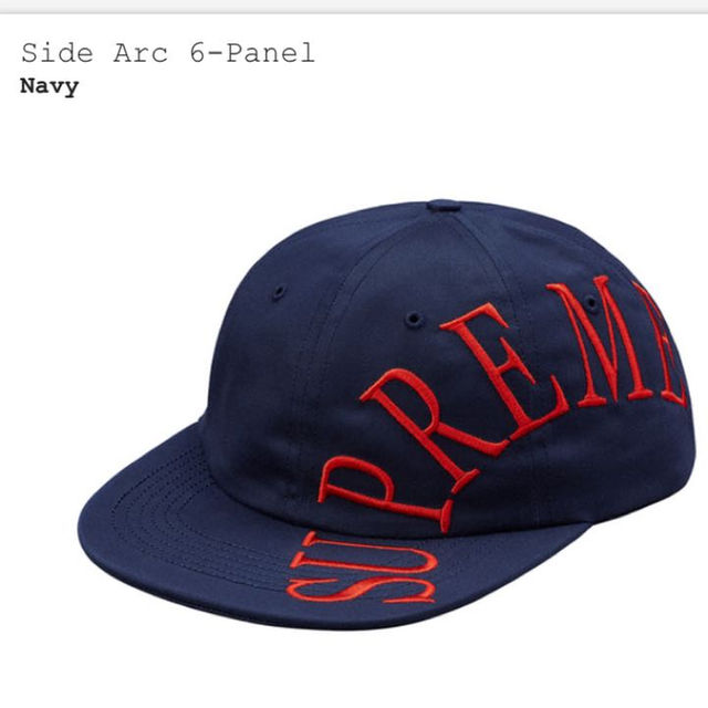 紺色 supreme side arc6-panel Naby