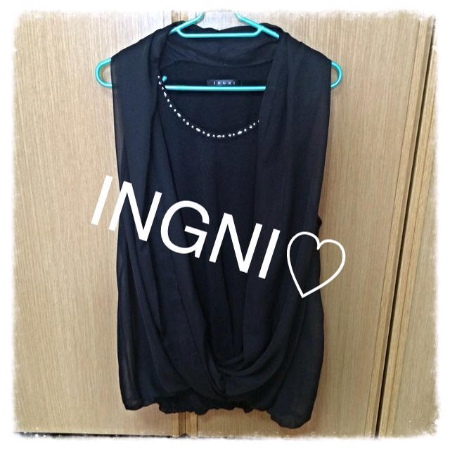 INGNI(イング)のINGNIドレープタンクトップ♡ レディースのトップス(タンクトップ)の商品写真
