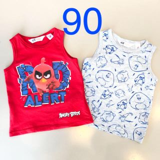 エイチアンドエム(H&M)のH&M. タンクトップ  アングリーバード サイズ 90 男の子(Tシャツ/カットソー)