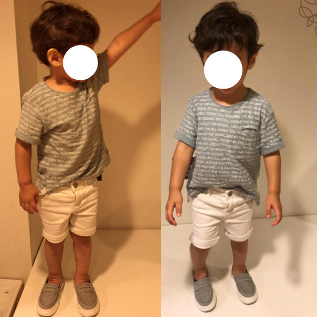 GAP Kids(ギャップキッズ)のGAP ホワイトパンツ 100 キッズ/ベビー/マタニティのキッズ服女の子用(90cm~)(パンツ/スパッツ)の商品写真