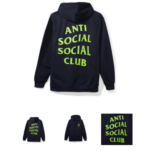 【再値下げ】assc アンチソーシャル ソーシャル クラブ パーカー フーディ  メンズのトップス(パーカー)の商品写真