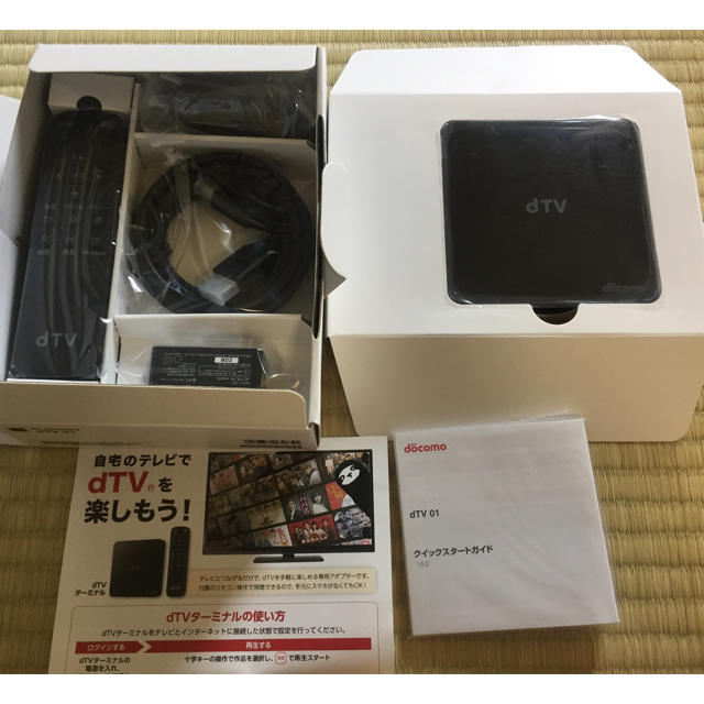 NTTdocomo(エヌティティドコモ)のdTVターミナル(dTV 01 ) スマホ/家電/カメラのテレビ/映像機器(映像用ケーブル)の商品写真