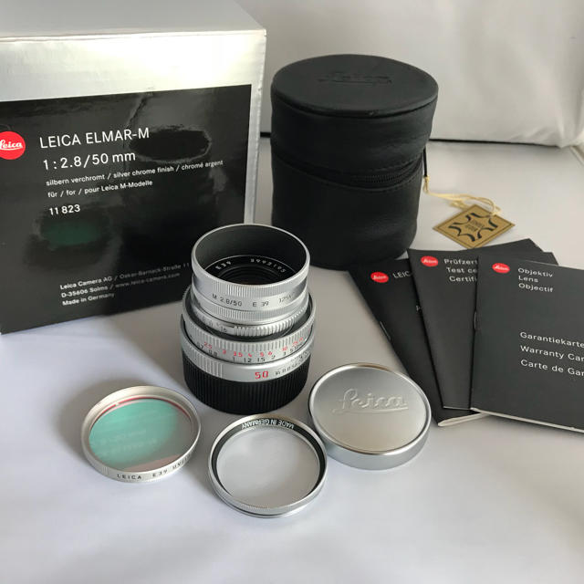 LEICA(ライカ)のライカ エルマーM50mm/f2.8 シルバー 6bit スマホ/家電/カメラのカメラ(レンズ(単焦点))の商品写真