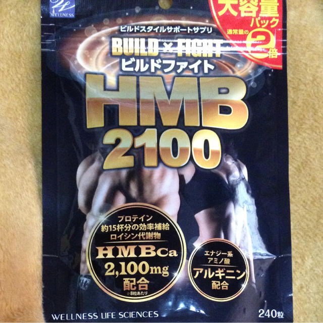 ビルドファィト HMB 2100 (240粒)+ホエイプロテイン2本の通販 by Maき ...