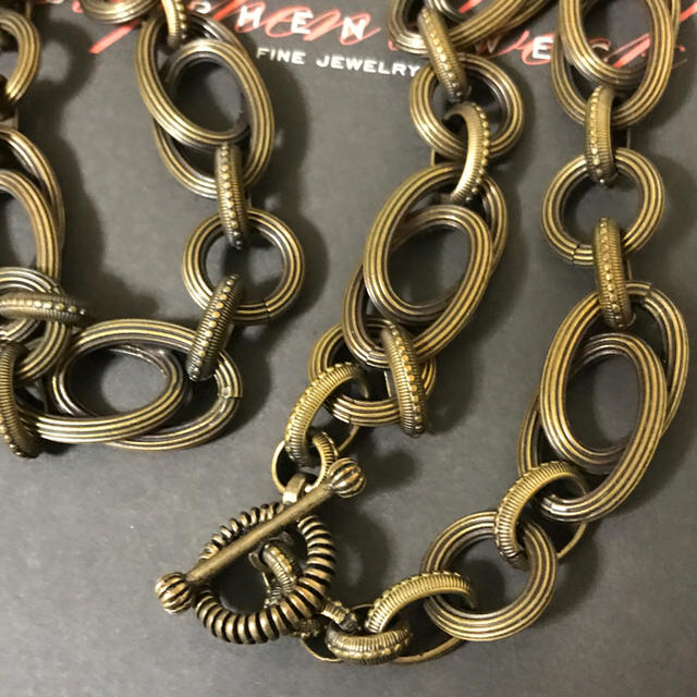 Stephen Dweckスティーブン デュエック/ブロンズロングネックレス美品