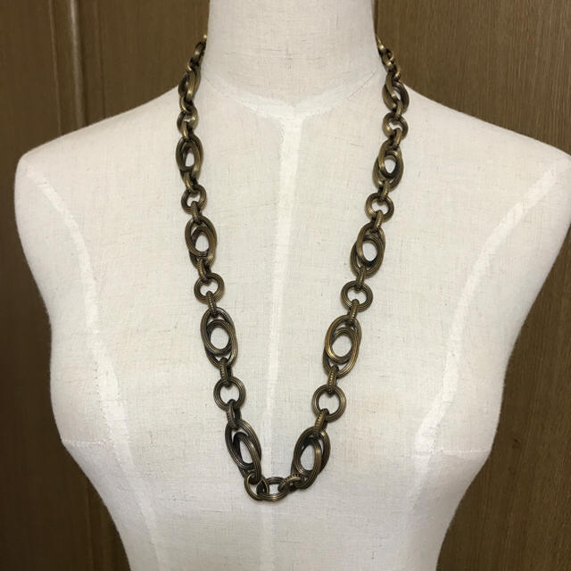 Stephen Dweckスティーブン デュエック/ブロンズロングネックレス美品
