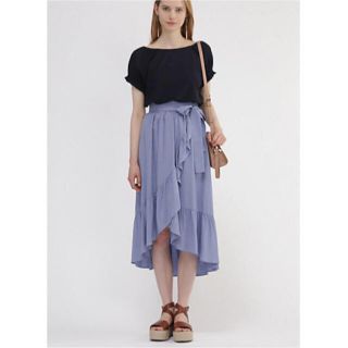 ジルスチュアート(JILLSTUART)のジルスチュアート レナラッフルスカート フリル (ロングスカート)