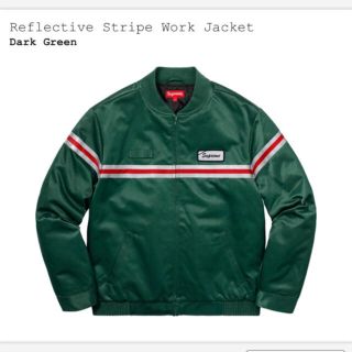 シュプリーム(Supreme)のsupreme reaflective stripe work jacket(ブルゾン)