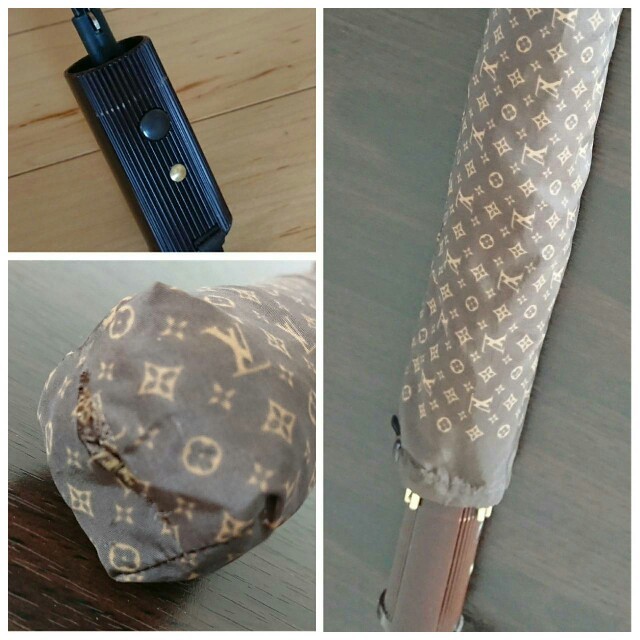 LOUIS VUITTON(ルイヴィトン)の値下げしました。ルイヴィトン　折り畳み式　傘 レディースのファッション小物(傘)の商品写真