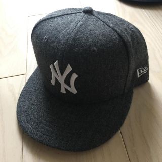 ニューエラー(NEW ERA)のNEW ERA   ニューエラ グレー ウール(キャップ)