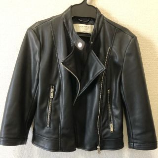 ザラ(ZARA)のZARA★ライダースジャケット★七分丈(ライダースジャケット)