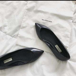 バレンシアガ(Balenciaga)のバレンシアガ ポインテッドトゥ 35 22cm フラット バレエシューズ(バレエシューズ)