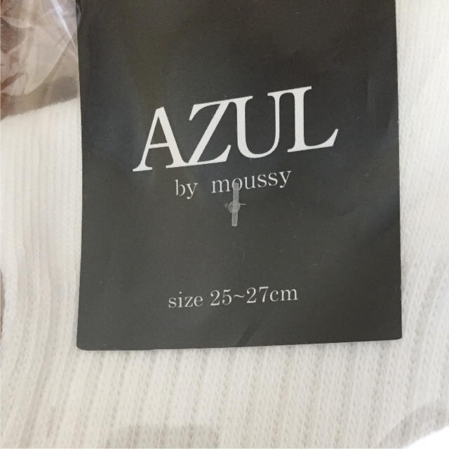 AZUL by moussy(アズールバイマウジー)のAZUL BY MOUSSY アズールバイマウジー MENS ソックス くつ下 メンズのレッグウェア(ソックス)の商品写真