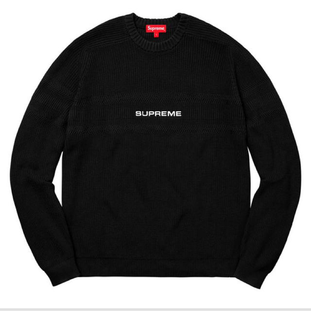 Supreme(シュプリーム)の【本日発送！送料込！Mサイズ】supreme Sweater black メンズのトップス(ニット/セーター)の商品写真