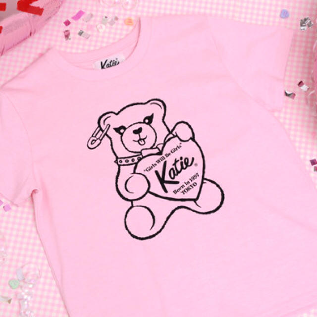 Katie(ケイティー)の5/17まで値下げ Her Name is  ” PUNK BEAR “  T レディースのトップス(Tシャツ(半袖/袖なし))の商品写真