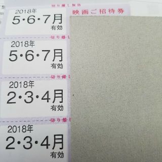  東京テアトル 株主優待券 ４枚 と提示割引証(その他)