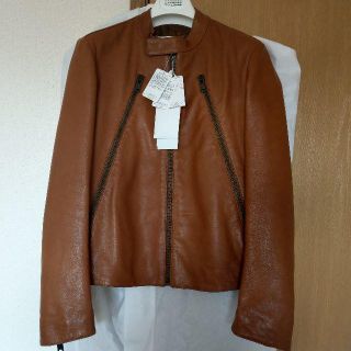 マルタンマルジェラ(Maison Martin Margiela)の17AW MAISON MARGIELA マルジェラ ハの字 レザージャケット(レザージャケット)