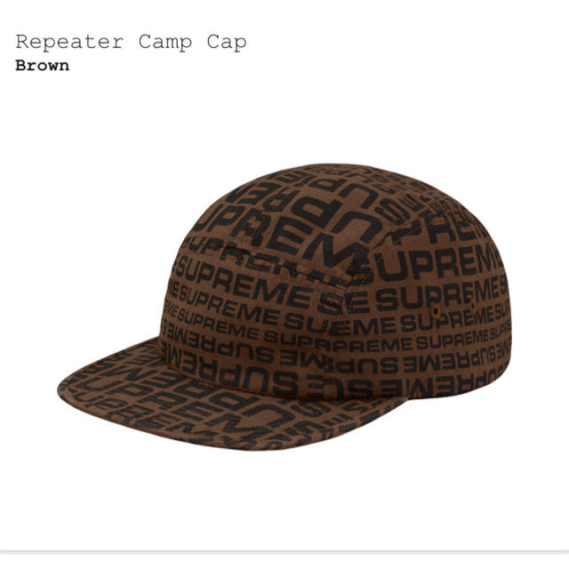 Supreme Repeater Camp Cap 18ss week1