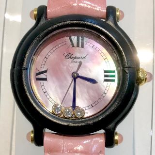 ショパール(Chopard)のショパール BE HAPPY ハッピースポーツ 訳あり激安 限定 ダイヤ QZ(腕時計)