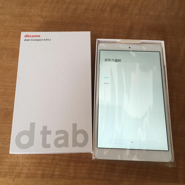 docomo/dtab Compact D-01J/タブレット/美品