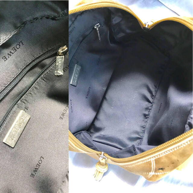 正規品 ロエベ LOEWE スエードレザー ボストン ショルダーバッグ 正規品 ロエベ LOEWE スエードレザー ボストン ショルダーバッグ