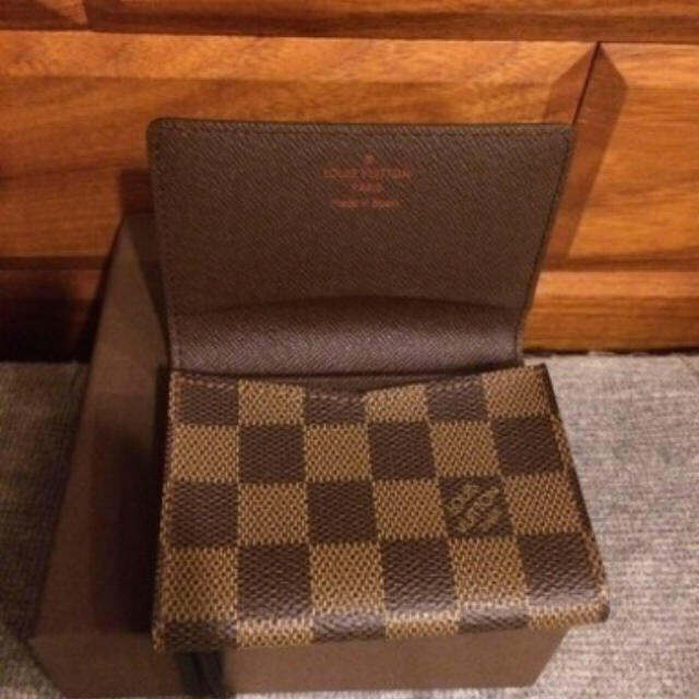 LOUIS VUITTON - ☆正規美品・送料無料☆ルイヴィトン ダミエ 名刺入れ