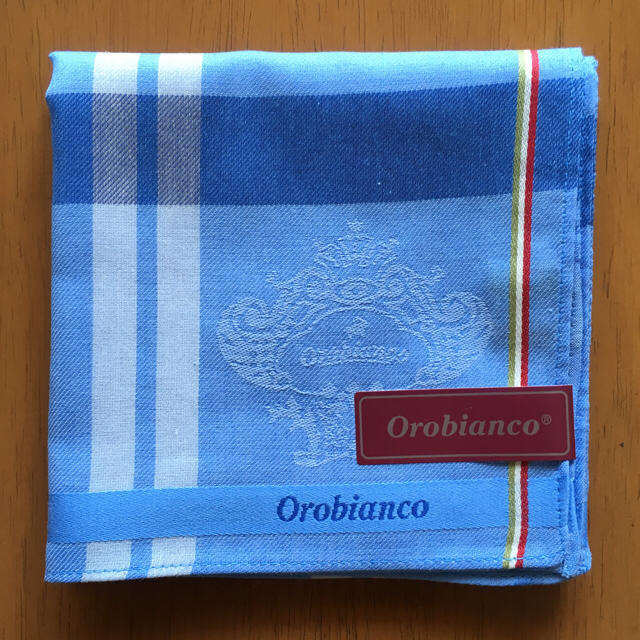 Orobianco(オロビアンコ)の《新品》Orobianco オロビアンコ ハンカチ メンズのファッション小物(ハンカチ/ポケットチーフ)の商品写真