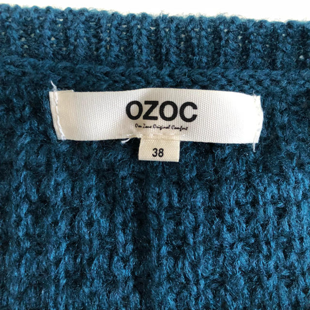 OZOC(オゾック)のOZOC ニット 深緑 グリーン レディースのトップス(ニット/セーター)の商品写真