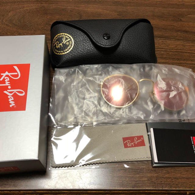 Ray-Ban(レイバン)のRay-Ban サングラス オレンジ ラウンド レイヴァン メンズのファッション小物(サングラス/メガネ)の商品写真