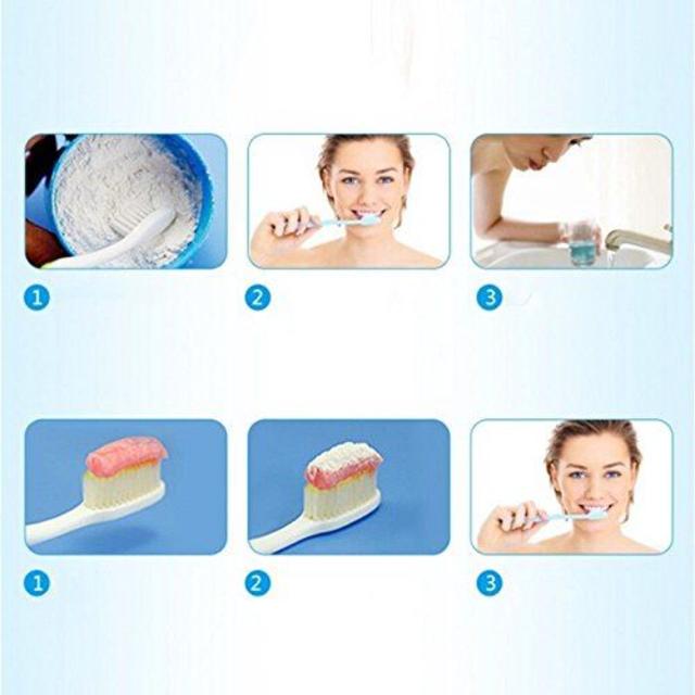 歯のホワイトニング 　イクロパウダー　ライトイエロー　歯磨き粉 コスメ/美容のオーラルケア(歯磨き粉)の商品写真