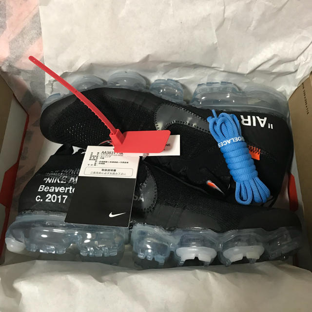 絶品】 NIKE - 28.5cm off white NIKE vapor max 2018 スニーカー