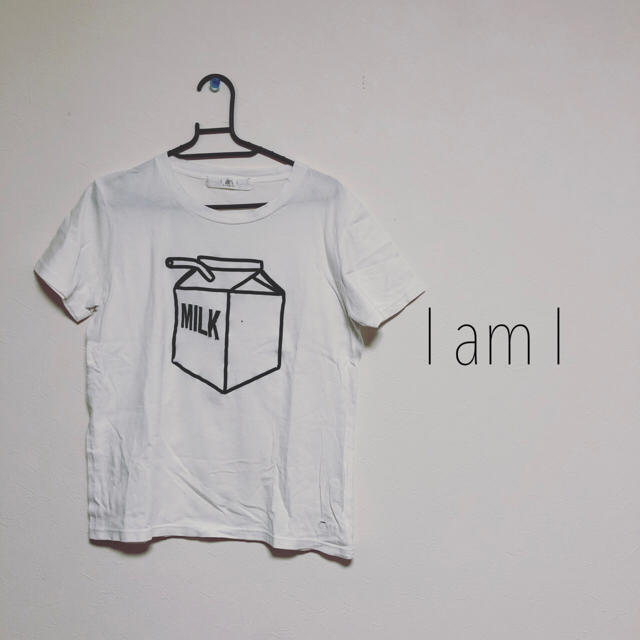 美品 I am I ミルクTシャツ????