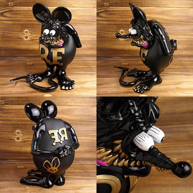 2022新生活 RATFINKフィギア ブラック\u0026ゴールド - 通販 - www