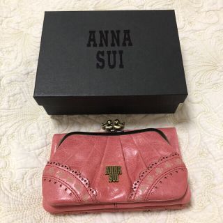 アナスイ(ANNA SUI)の【新品・未使用】ANNA SUI 小鳥がま口 折りたたみ財布 箱付き(財布)