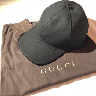 グッチ(Gucci)の新品未使用 GUCCI キャップ 黒(キャップ)