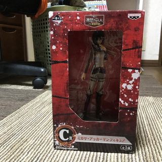 バンプレスト(BANPRESTO)の一番くじC賞 進撃の巨人 ミカサ・アッカーマンフィギュア(その他)