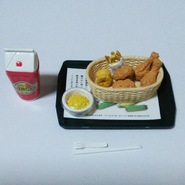 食玩　フライドチキンセット エンタメ/ホビーのフィギュア(その他)の商品写真